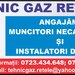Angajam instalator gaze naturale calificat si autorizat